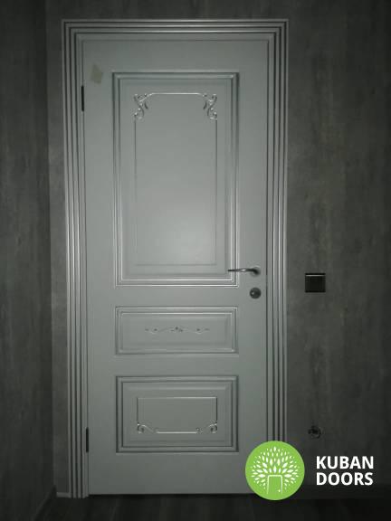 Межкомнатная дверь Трио Грейс В2 Эмаль