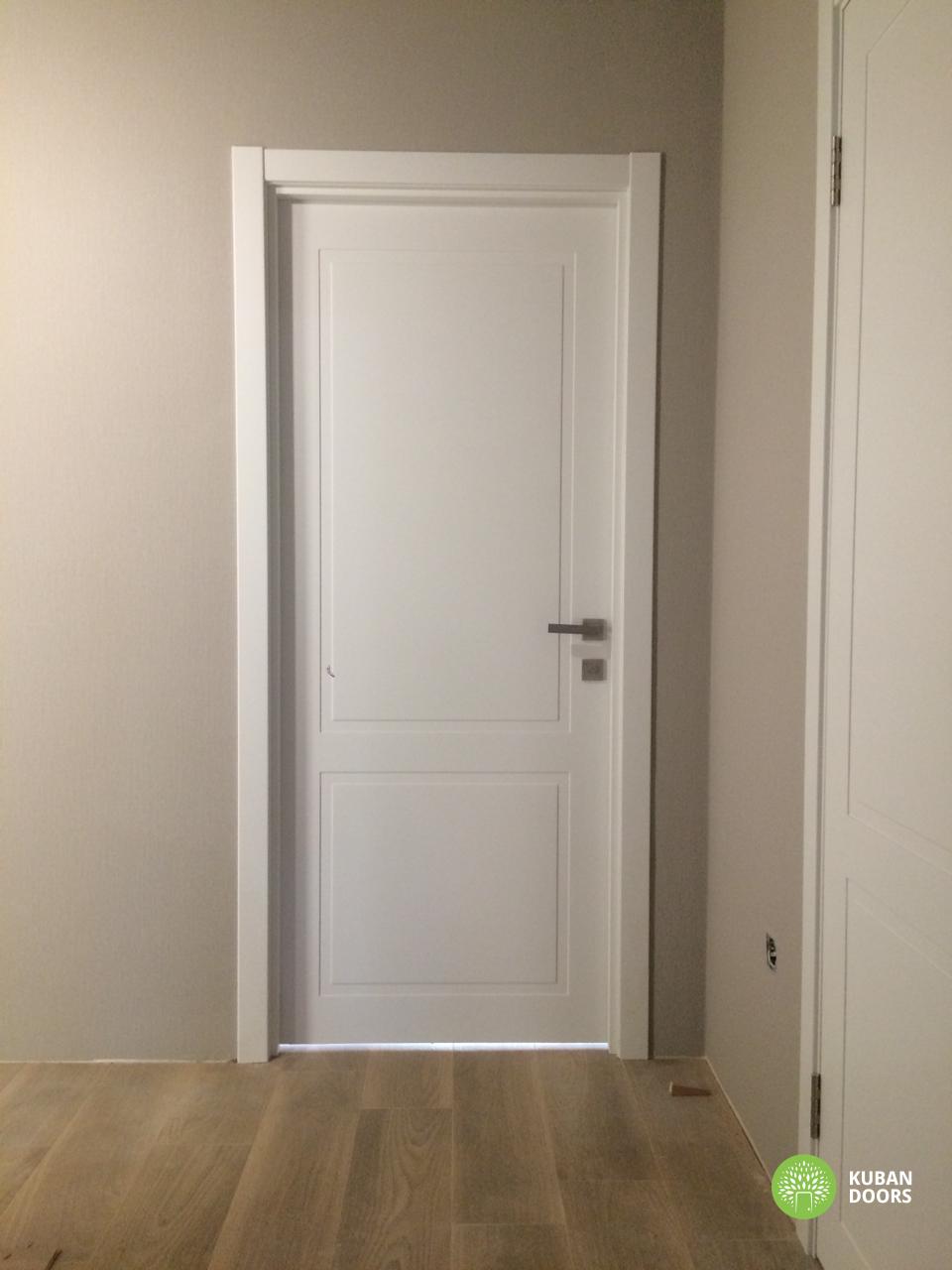 Межкомнатная дверь Неоклассика-2 Эмаль цвет Белая